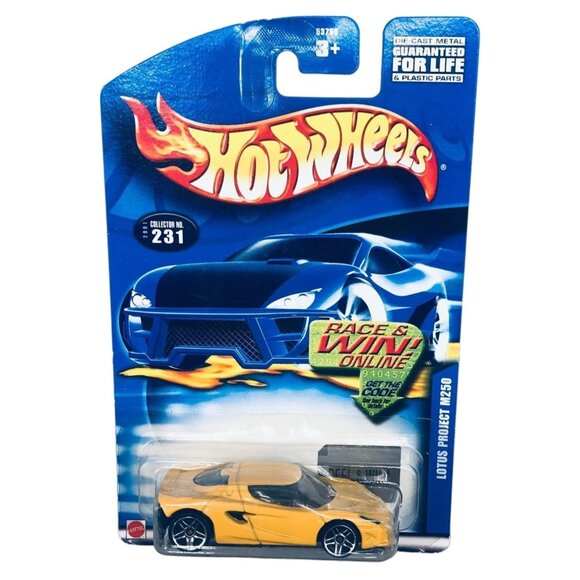 Hot Wheels collector 231 lotus project M250 mattel 2001 yellow new READ - Picture 1 of 6